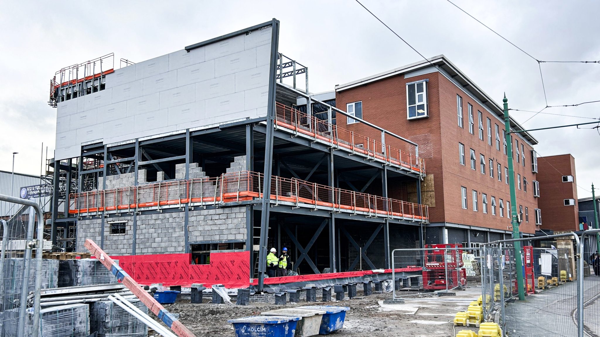 10Architect — CEM Block on Site
